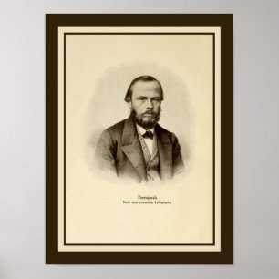 Poster Fyodor Mikhailovich Dostoyevsky 12" x 16"