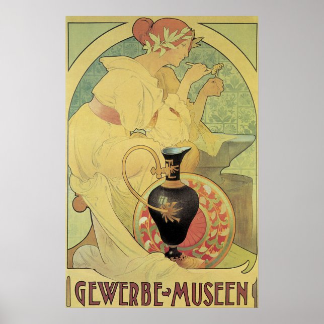 Poster G Abegg Gewerbe Museen (Devant)