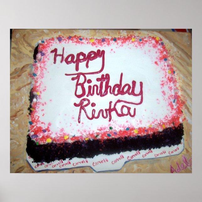 Poster "G. d'anniversaire" (Devant)