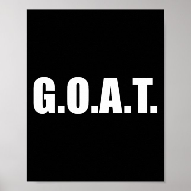 Poster G.o.a.t Plus grand de tous les temps (Devant)