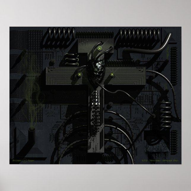 Poster G.O.D. - Déité Grotesquement Oppressive (Devant)