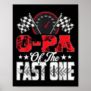 Poster G-pa de la famille Fast One Anniversaire 1ère Cour