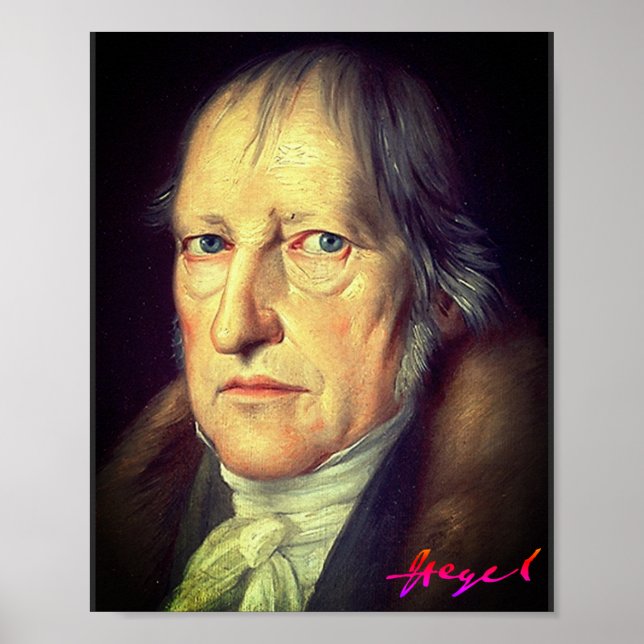 Poster G. W. F. Hegel (portrait de 1831) (Devant)