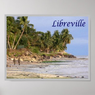 Poster Gabon - Libreville -