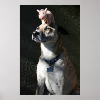 Poster Gabriel a commandé du bacon pour le petit déjeuner