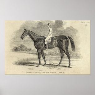 Poster Gagnant de monsieur Tatton Sykes', du St Leger