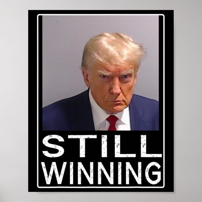 Poster Gagnante - Drôle Trump Mug Shot - Trump Mug Shot (Devant)