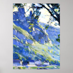 Poster Gagnon - Jour d'été, Les Andelys, Normandie