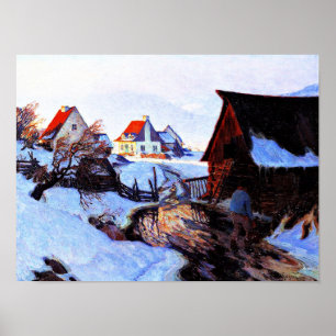Poster Gagnon - Matin de bonne heure en mars