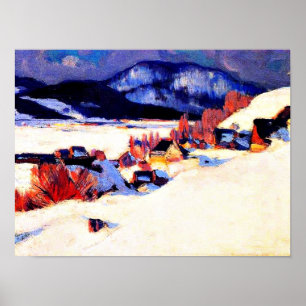 Poster Gagnon - Rang Saint-Laurent Baie-Saint-Paul