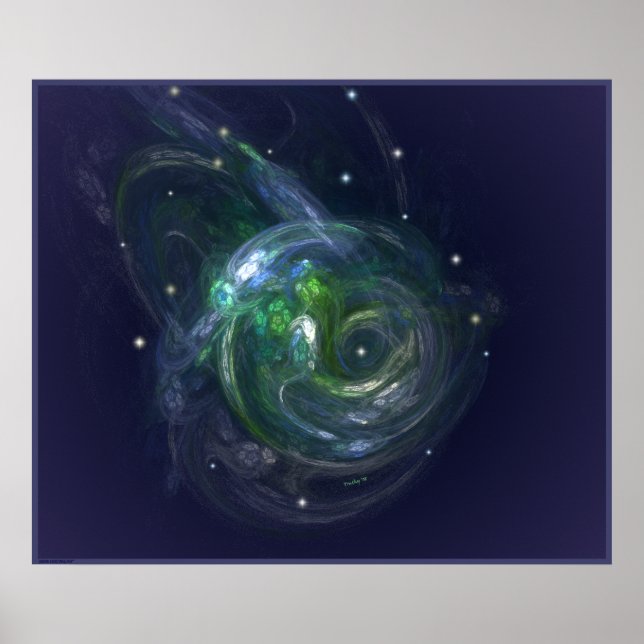 POSTER GAIA ~ LA PLANÈTE VIVANTE (Devant)