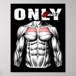 Poster Gains Seulement Gym Gym 3