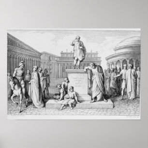 Poster Gaius Gracchus pleurant devant son père