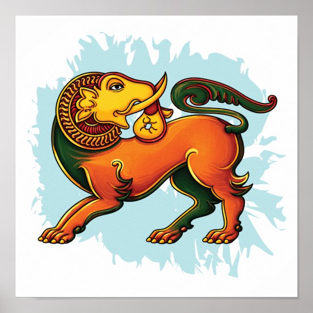 Poster Gajasinha – Mythical Guardian of Strength (Devant)