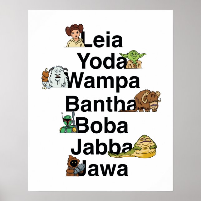 Poster Galactic Roll Call (Devant)