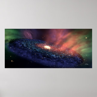 Poster Galactisme - Galaxie 013, par Joseph A. Wraith