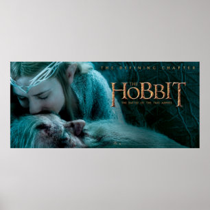 Poster Galadriel embrasse Gandalf