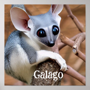 Poster Galago alias Bush Baby