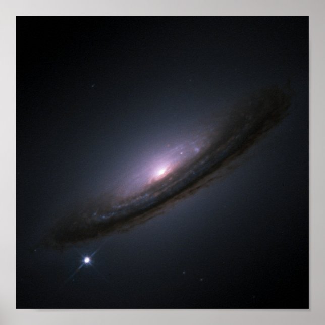 Poster Galaxie disque Supernova 1994D NASA (Devant)
