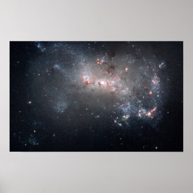 Poster Galaxie irrégulière naine magellanique NGC 4449 (Devant)