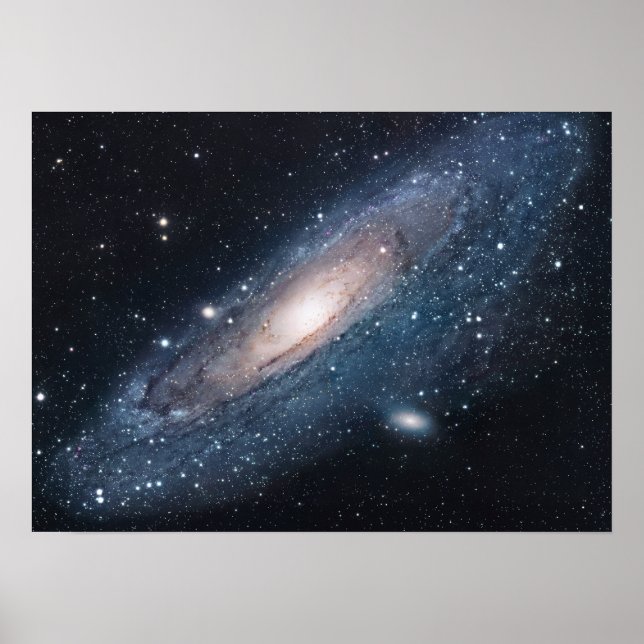 Poster Galaxie M31 à Andromeda (Devant)