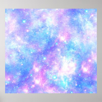 Galaxie magique : Rose Blue Star Imprimer
