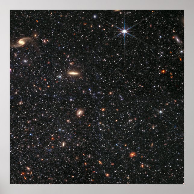 Poster Galaxie naine WLM | NIRCam | JWST (Devant)