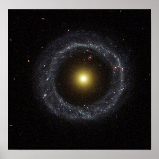 Poster Galaxie objet de Hoag (Devant)