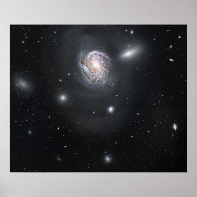 Poster Galaxie spirale NGC 4911 (Devant)
