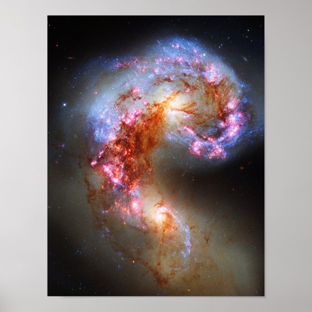 Poster Galaxies d'Antennes (Devant)
