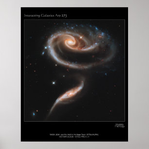 Poster Galaxies en interaction ARP-273