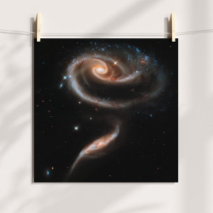 Poster Galaxies spirales en rosace