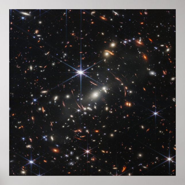 Poster Galaxy Cluster Smacs 0723. (Devant)