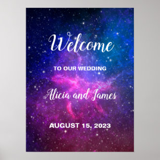 Poster Galaxy Stars Bienvenue