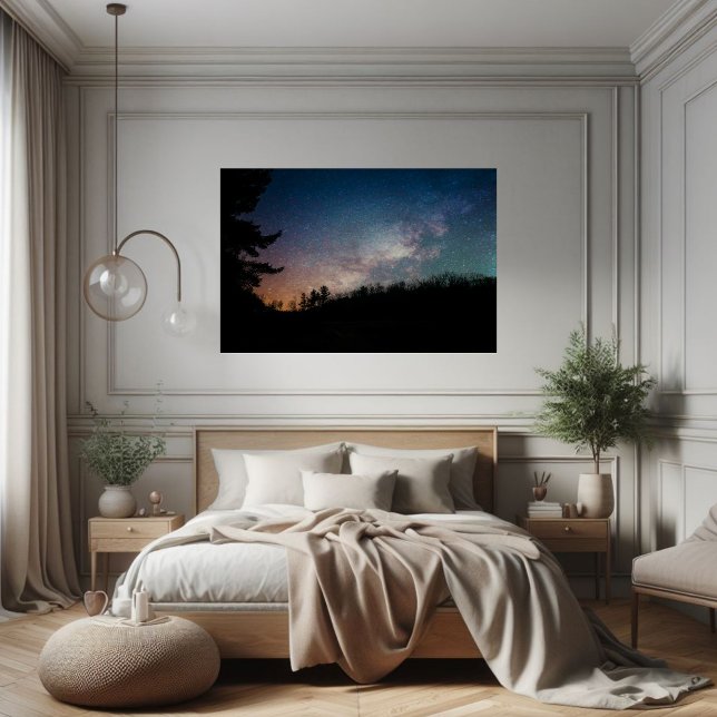 Poster Galaxy Voie Lactée Ciel de nuit Photographie (Créateur téléchargé)