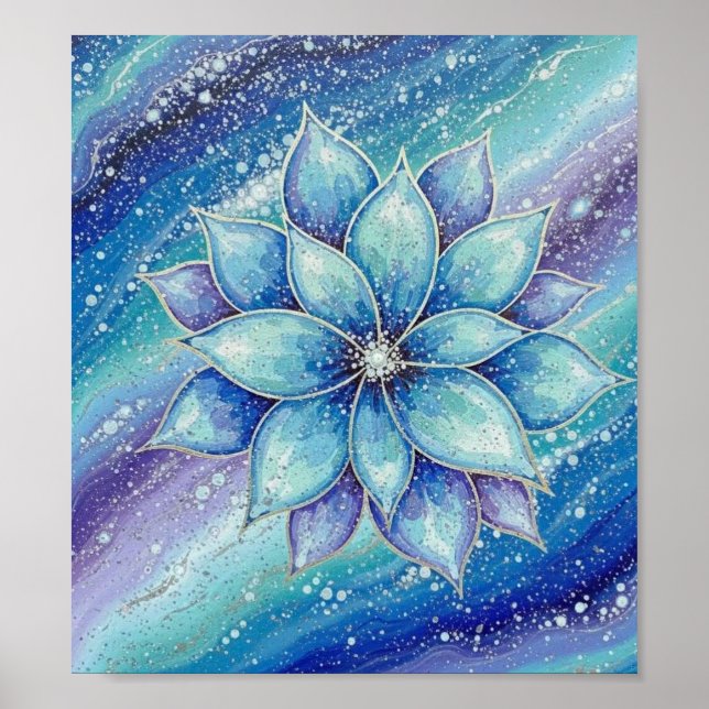 Poster GalaxyMistFlower (Devant)