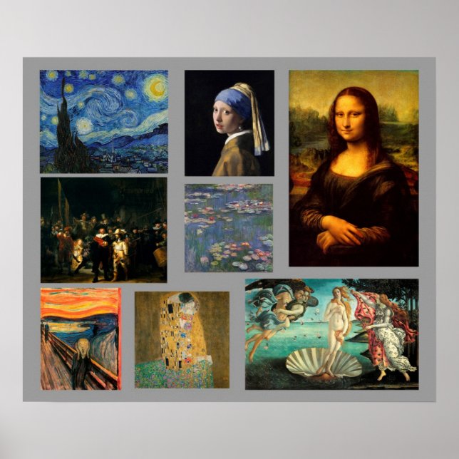 Poster Galerie d'art (Devant)