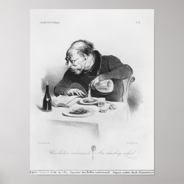 Poster Galerie physionomique', Une conférence (Devant)