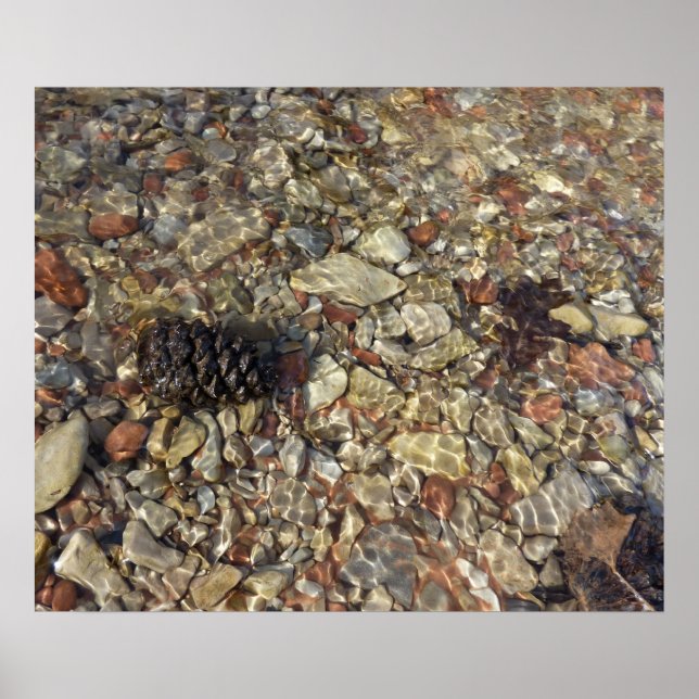 Poster Galets dans Taylor Creek Nature Photography (Devant)
