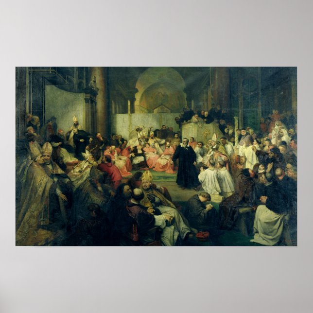Poster Galilée devant le Conseil, 1861 (Devant)