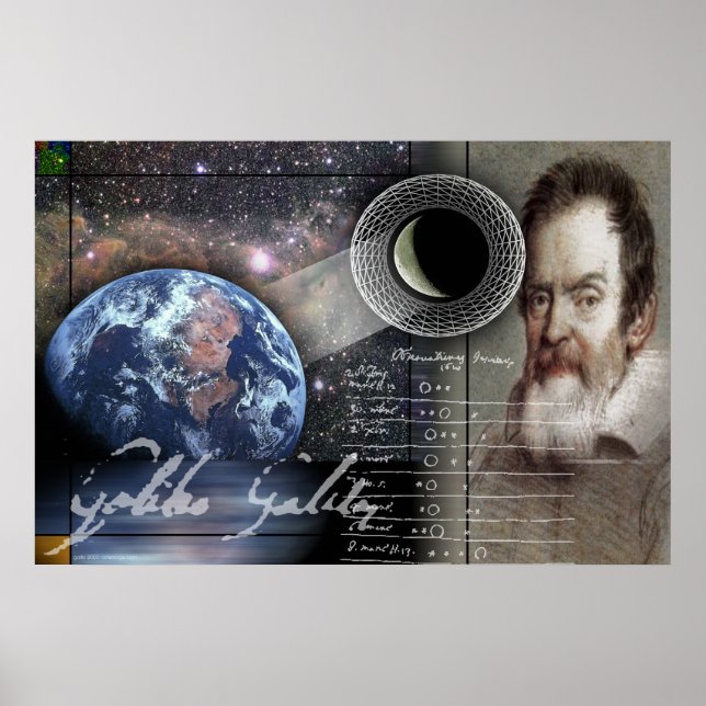 Poster Galileo par Gregory Gallo (Devant)