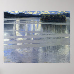 Poster Gallen-Kallela - Lac Keite 1905