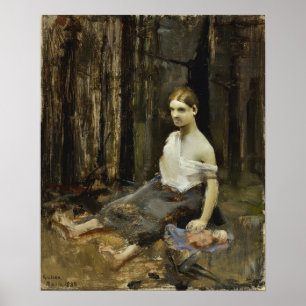 Poster Gallen-Kallela - Naissance Clandestine