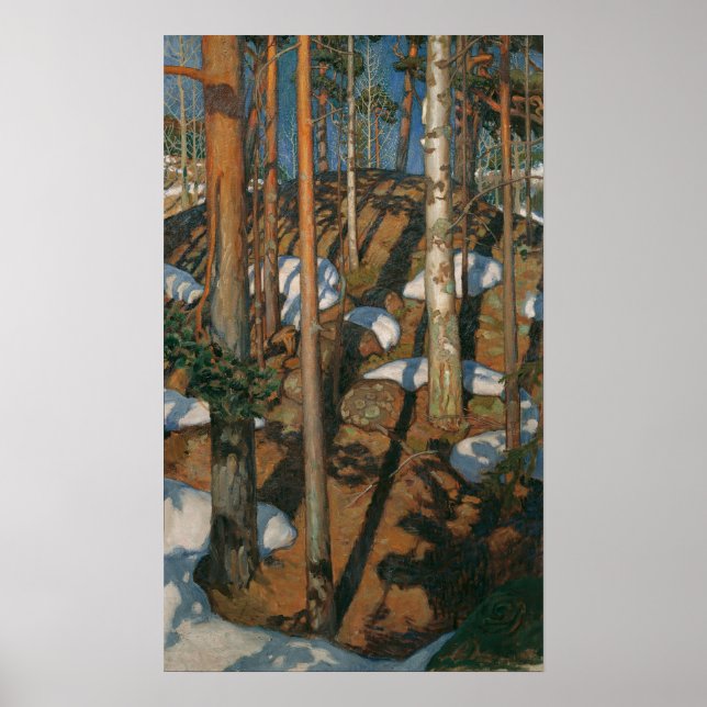 Poster Gallen-Kallela - Printemps (Devant)