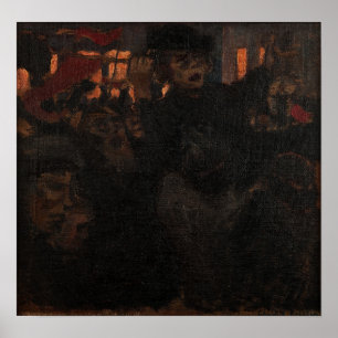 Poster Gallen-Kallela - Punalippu