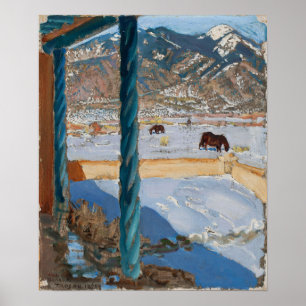 Poster Gallen-Kallela - Taos Maison Au Soleil