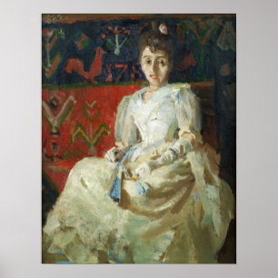 Poster Gallen-Kallela - Une Femme En Tourbillon