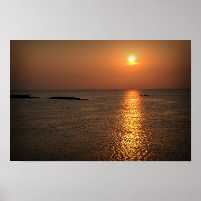 Poster Galveston Bay Texas (Devant)