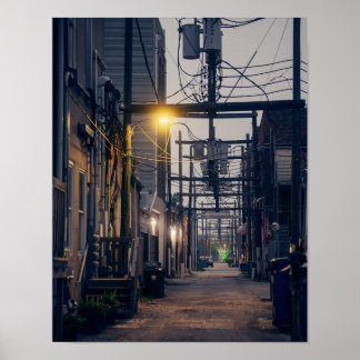 Poster Galveston la nuit