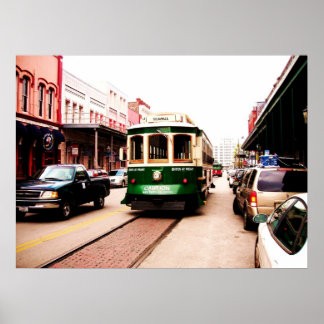 Poster Galveston Trolley 2007